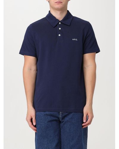 A.P.C. Polo Shirt - Blue