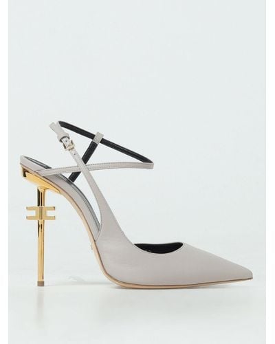 Elisabetta Franchi High Heel Shoes - White