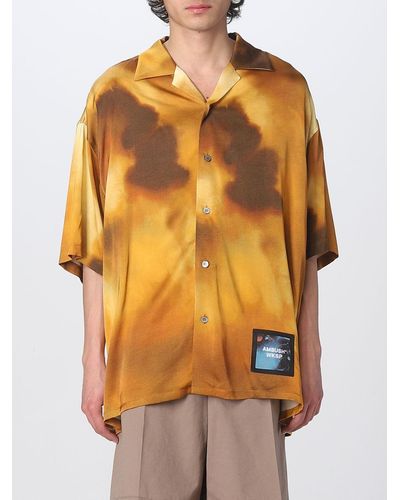 Ambush Camicia in cotone stampato - Arancione