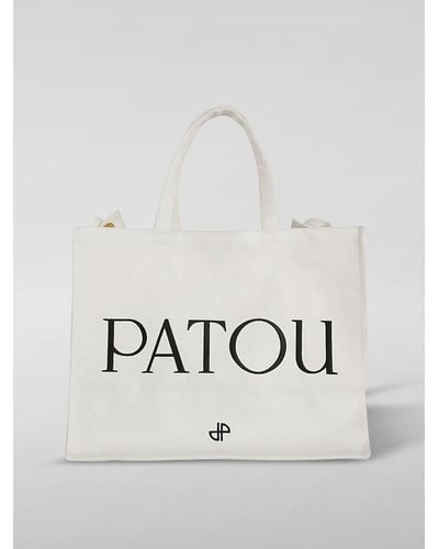 Patou Tote Bags - White
