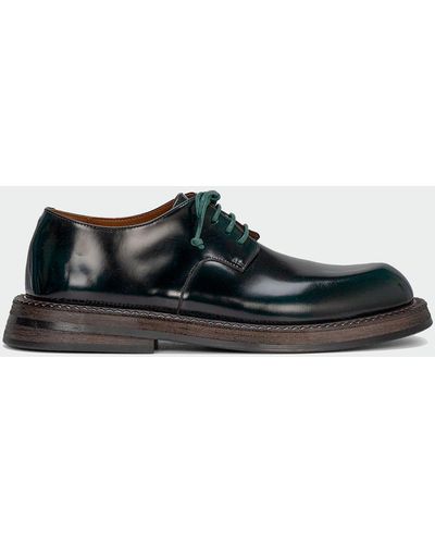 Marsèll Alluce Derby In Leather - Black