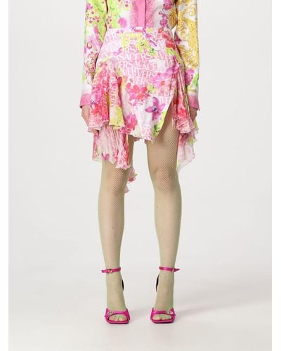 Versace Skirt In Chiffon - Pink