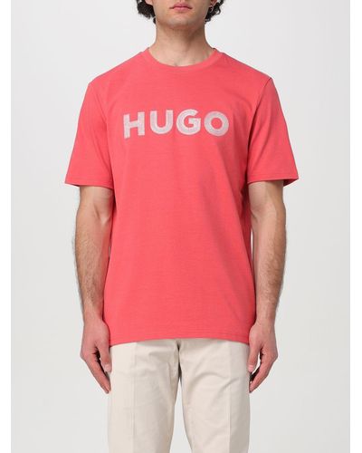 HUGO Camiseta - Rojo