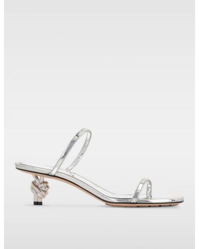 Bottega Veneta Heeled Sandals - White