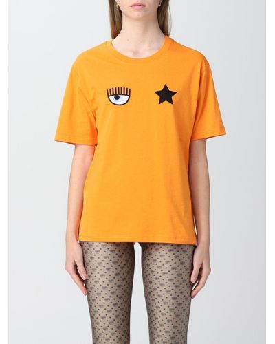 Chiara Ferragni Camiseta - Naranja