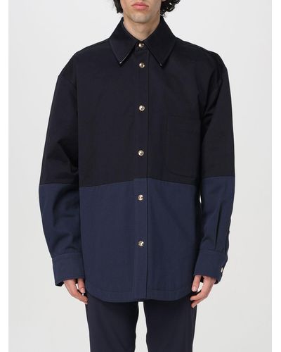 Thom Browne Manteau - Bleu