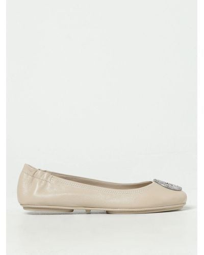 Tory Burch Ballerina Minnie in nappa - Neutro