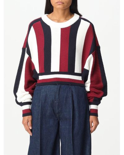 Tommy hilfiger red white and blue sweater sale