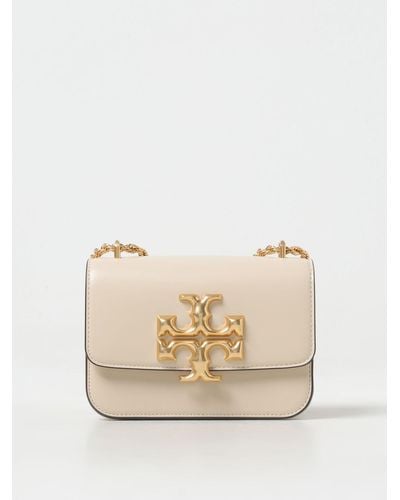 Tory Burch Eleanor Leather Bag - Natural