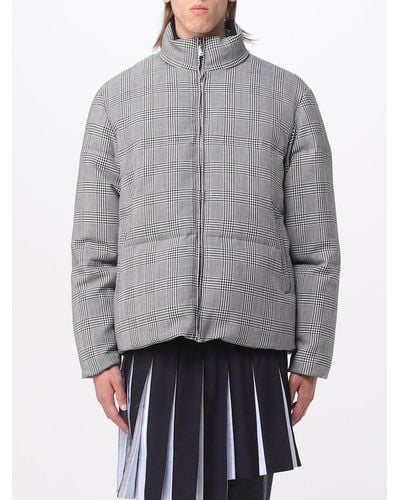 Thom Browne Reversible Wool Bomber Jacket - Gray