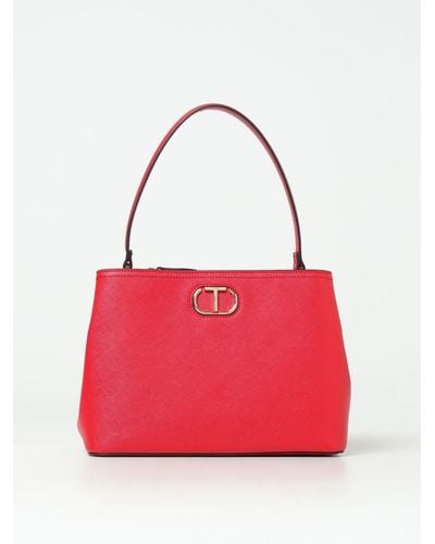 Twin Set Shoulder Bag - Red