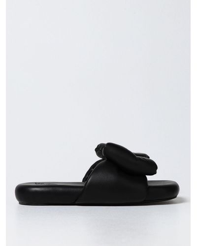 Off-White c/o Virgil Abloh Padded Sandals In Nappa Leather - Black