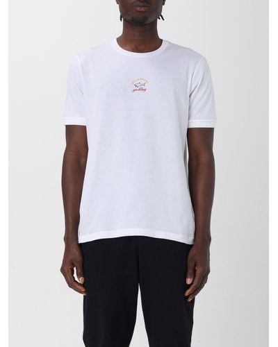 Paul & Shark T-shirt in cotone con logo - Bianco