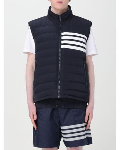 Thom Browne Waistcoat - Blue