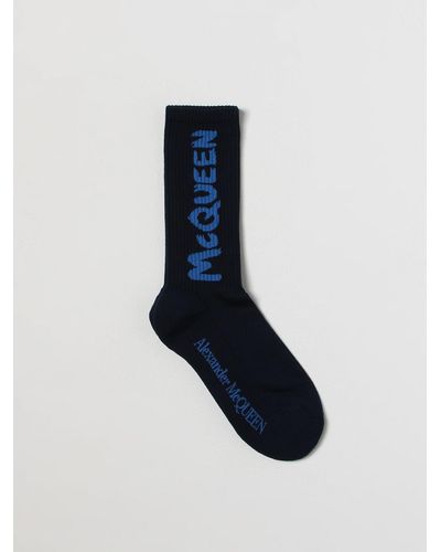 Alexander McQueen Calcetines - Azul