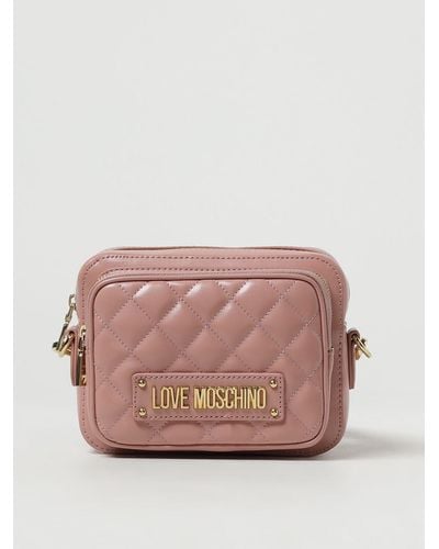 Love Moschino Bag In Quilted Synthetic Nappa - Pink