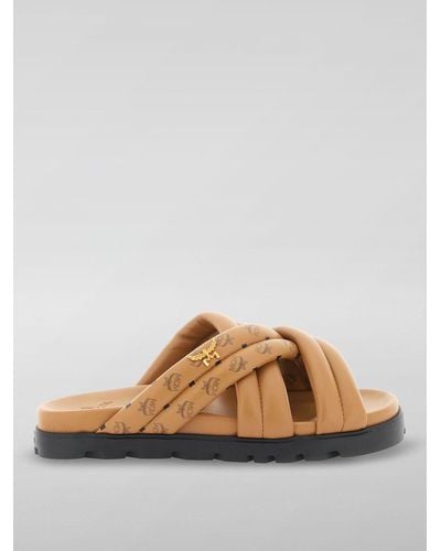 MCM Flat Sandals - Brown