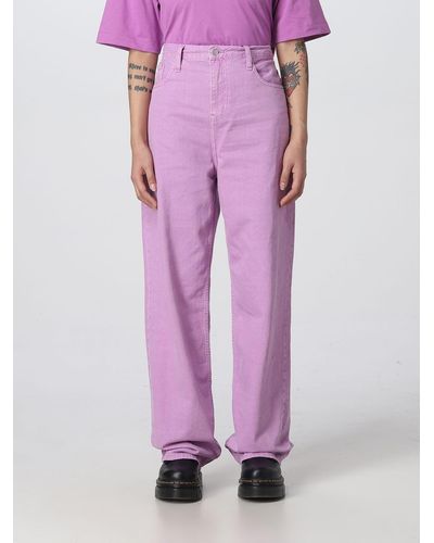 Calvin Klein Trousers - Purple