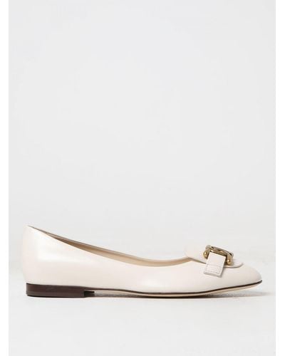 Tod's Ballet Court Shoes - Natural