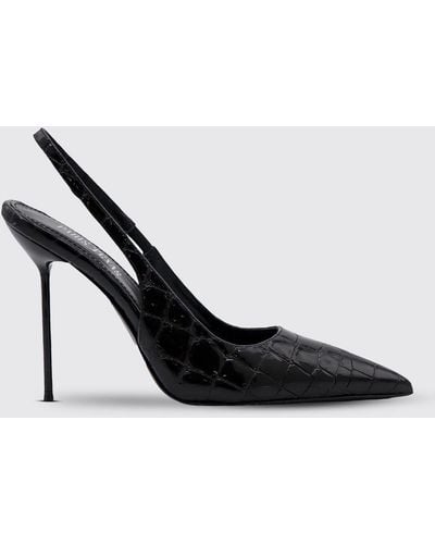 Paris Texas High Heel Shoes - Black