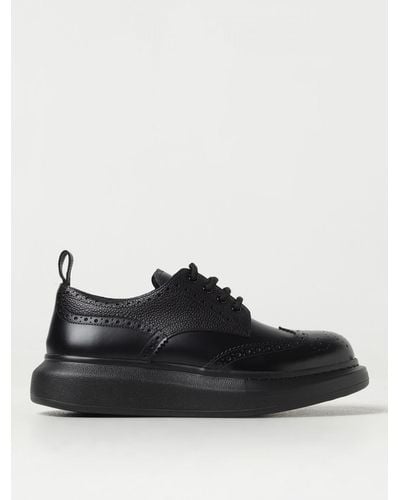 Alexander McQueen Brogue Shoes - Black