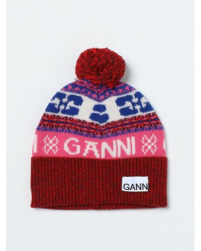 Ganni Hat - Red