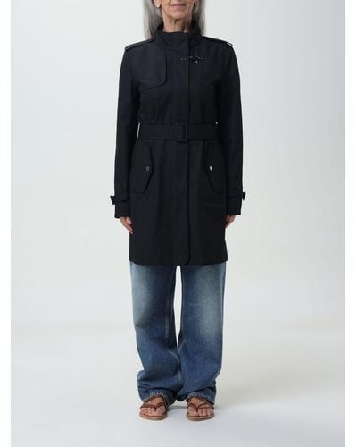 Fay Trench in cotone - Blu