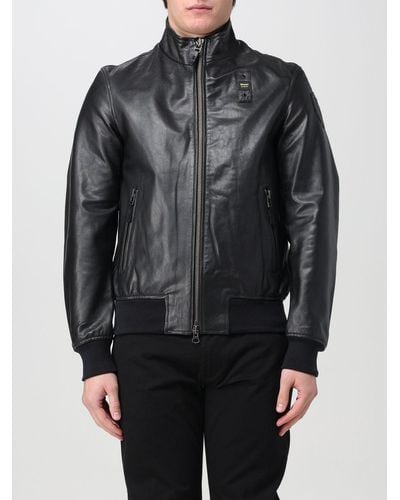 BLAUER: jacket for man - Black  Blauer jacket 23WBLUC03005006355 online at