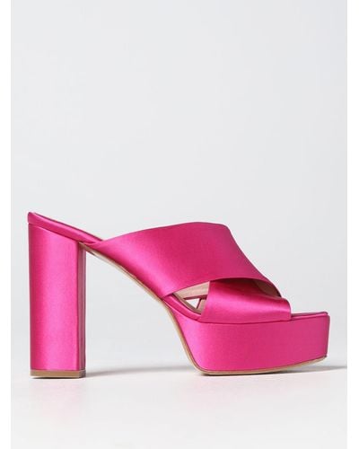 Anna F. Heeled Sandals - Pink