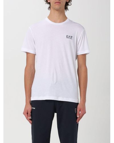 EA7 T-shirt con logo - Bianco