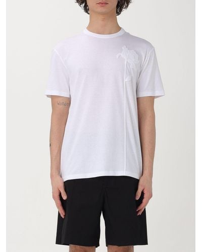 Valentino T-shirt con fiore - Bianco