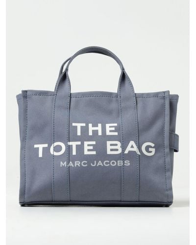 Marc Jacobs Borsa The Medium Tote Bag in canvas - Blu