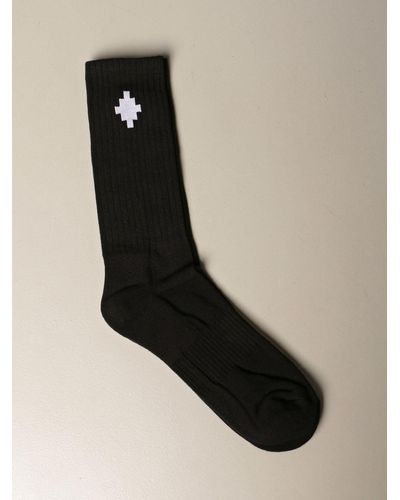 Marcelo Burlon Socks With Logo - Black