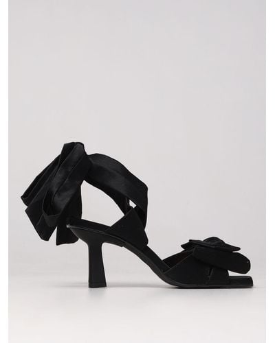 Ganni Heeled Sandals - Black