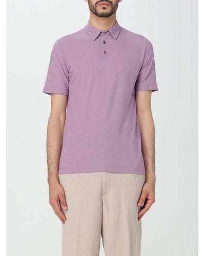 Zanone Polo Shirt - Purple