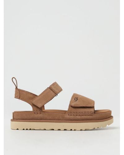 UGG Flat Sandals - Brown