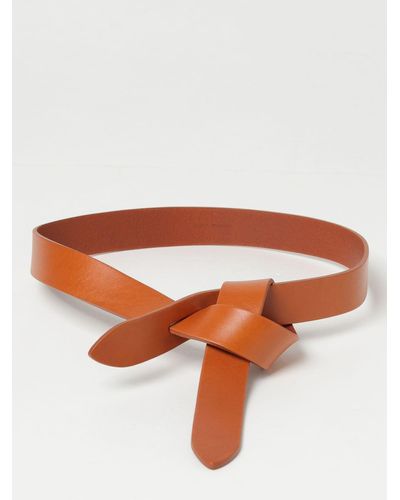 Isabel Marant Cintura in pelle - Arancione