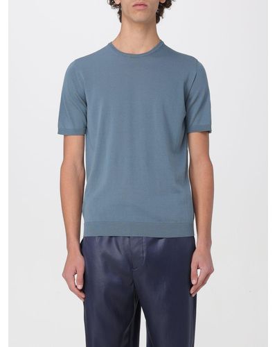 Roberto Collina T-shirt in filo di cotone - Blu