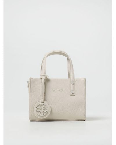 V73 Tote Bags - White