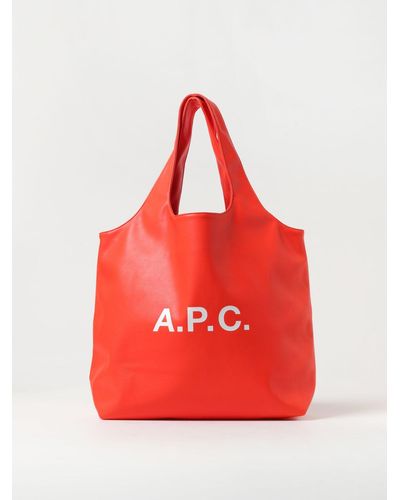 A.P.C. Shoulder Bag - Red