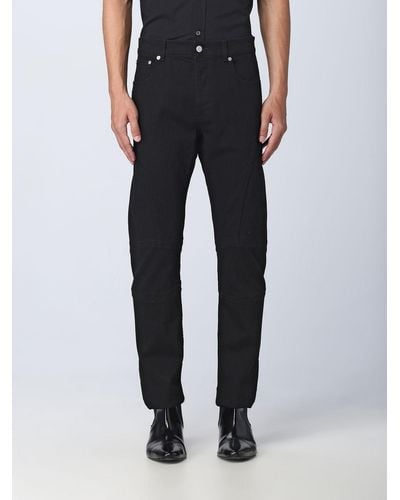 Alexander McQueen Jeans In Stretch Denim - Black