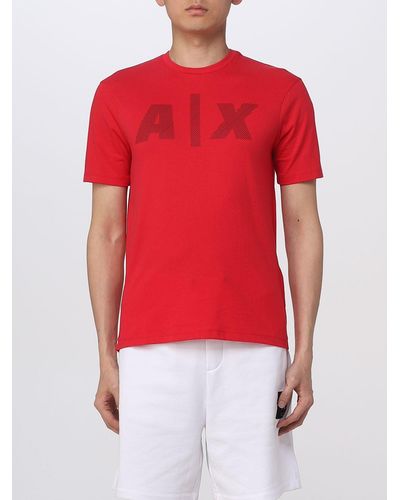Armani Exchange Camiseta - Rojo