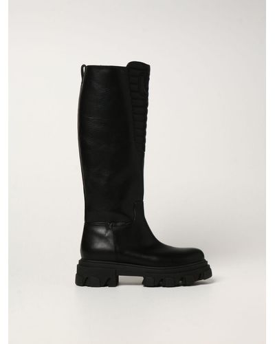 Chiara Ferragni Leather Boots - Black