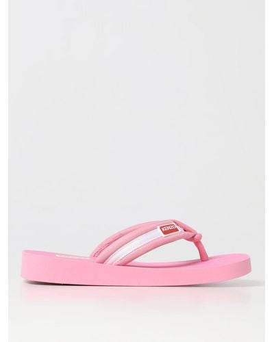 KENZO Flat Sandals - Pink