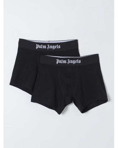 Palm Angels Set 2 boxer in cotone stretch - Nero