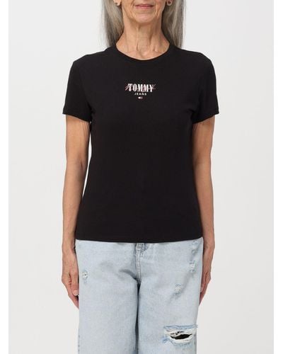 Tommy Hilfiger T-shirt in cotone - Nero