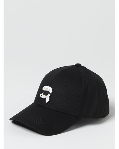 Karl Lagerfeld Ikonik Baseball Cap - Black
