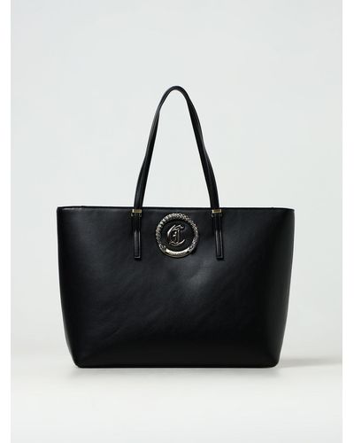 Just Cavalli Tote Bags - Black