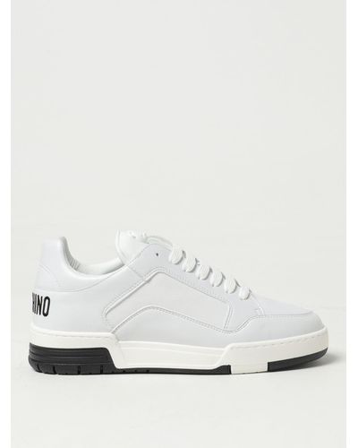 Moschino Leather Sneakers - White