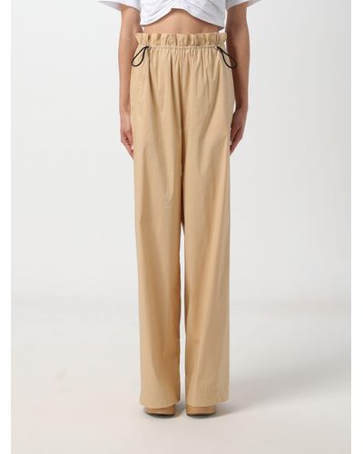 Semicouture Trousers - Natural